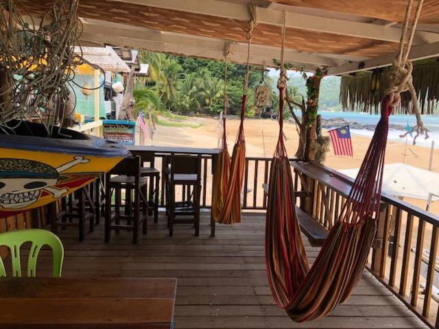 Kampong Juara Beach Shack Chalet - Garden View Aframe Big Unit מראה חיצוני תמונה